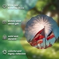 thumbnail image 4 of 3D Metal Hanging Wind Spinners for Yard & Garden - Vibrant Circular Patterns with Fireworks Design Perfect for Outdoor Decor, 4 of 6
