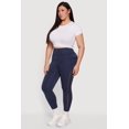 thumbnail image 2 of Women's Plus Size Mesh Detail Cell Phone Pocket Leggings, 2 of 5