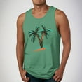thumbnail image 2 of Nfurl Mens Casual Cotton Tank Tops Moisture Wicking Muscle Undershirts Trendy Palm Tree Printed T Shirt Lightweight Sleeveless Workout Shirts Soft Gym Tank Shirt, 2 of 6