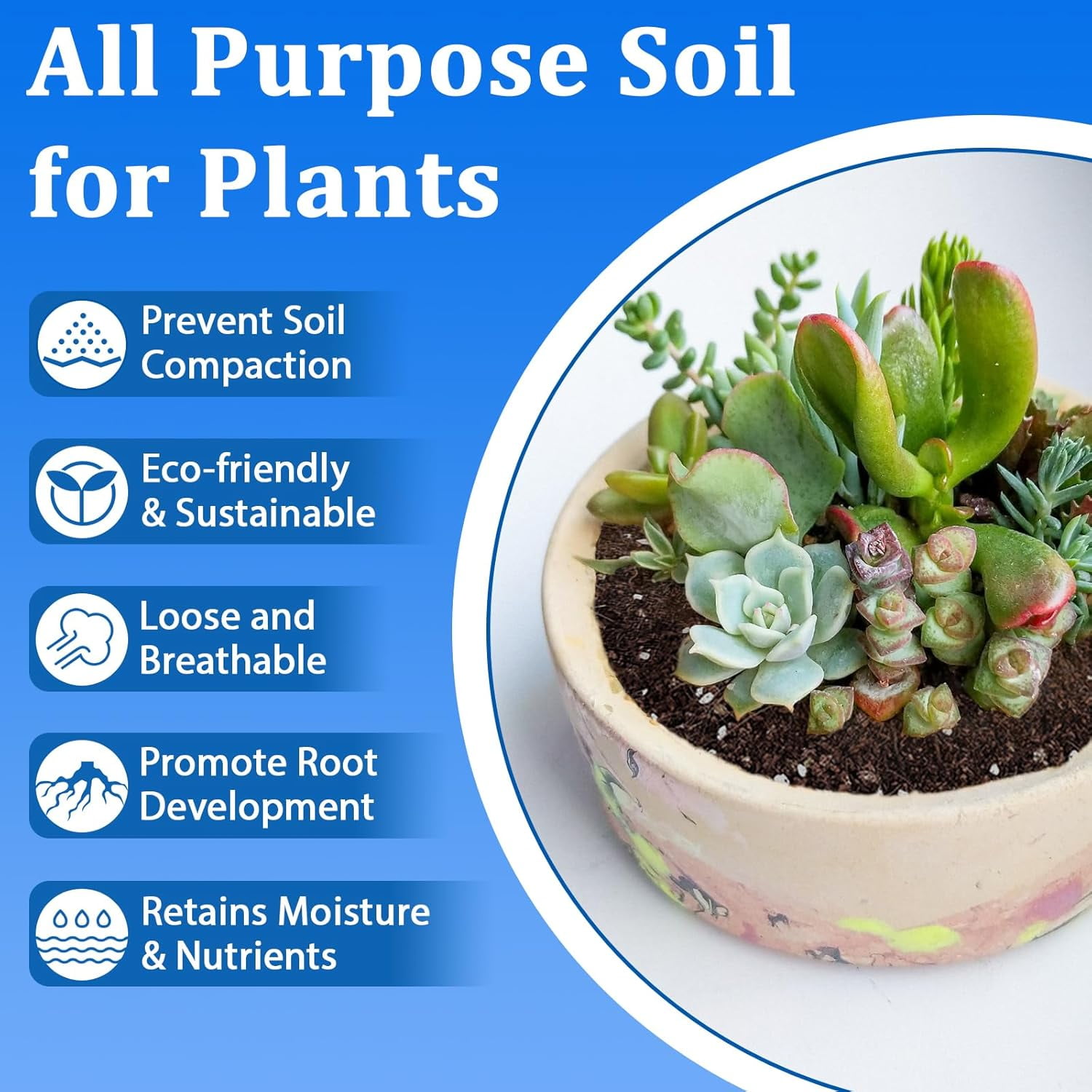 10QT Indoor Potting Soil for Plants Orchid Potting Mix Garden Top Succulent Bonsai Soil for Aloe Vera Houseplants Flowers Vegetables & Herbs