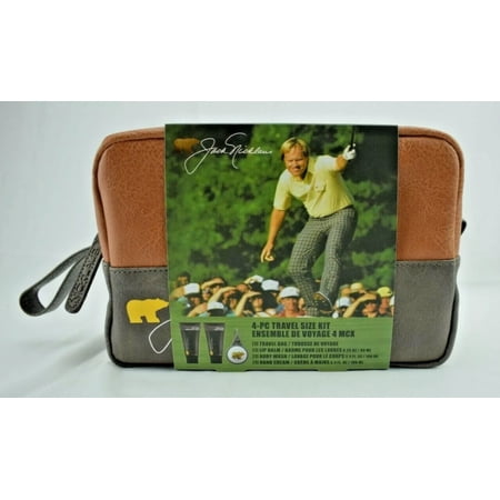 Shalom International - Jack Nicklaus 4-PC Travel Size Kit Toiletries Bag