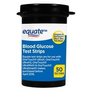 Equate Blood Glucose Test Strips, 50 Count