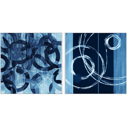 Marmont Hill Linked Rings Diptych