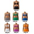 thumbnail image 3 of 1 Set Chinlon Nylon Sports Underwear Drying Vest Bra Solid Color Replacement Breathable Wire Free Running Jogging Bodybuilding Vest Bra Purple M, 3 of 6
