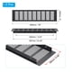 thumbnail image 2 of Cubierta de Ventilación Rectangular Uxcell 16"x4" 2pcs Rejilla de Ventilación con Tornillos para Gabinete Negro, 2 of 7