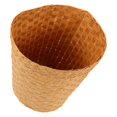 thumbnail image 3 of Woven Bamboo Waste Basket Handmade Lightweight Storage Holder for Home Organization and Trash, 3 of 5