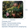 thumbnail image 5 of Tropical Plants Printed Non-Slip Rubber Bottom Gaming Mouse Pad 8.3x9.8 Inch Square Office and Gaming Mouse Mat, 5 of 6