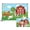 5x3FT, variant on Farm Animals Theme Cute Backdrop Cartoon Red Barn Door Barnyard Farmland Cow Farm House Photography Background for Baby Shower Newborn Kids Birthday Party Decor Studio Booth Props