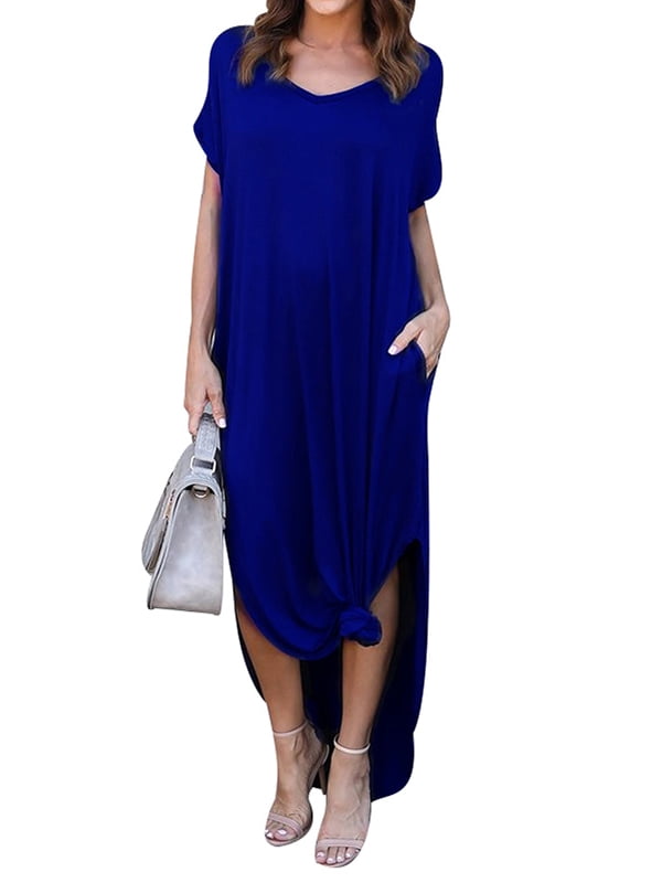 side split long dress