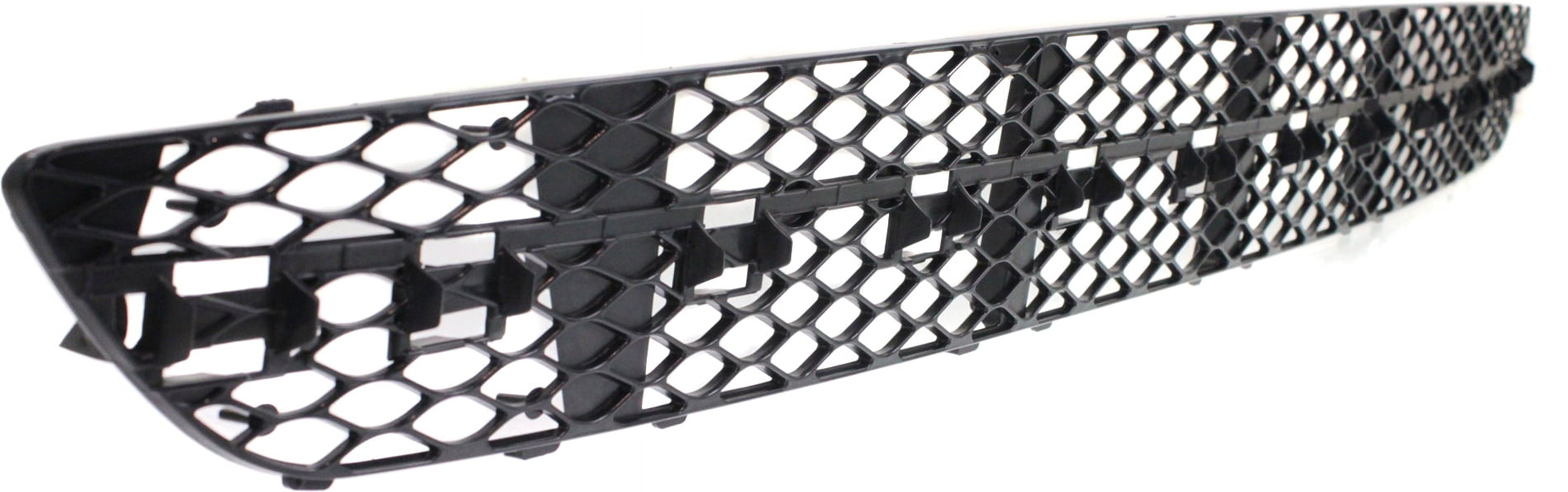 Bumper Grille Compatible With 2003-2006 Mercedes Benz E320 2005-2006 E500 Front, Center Black