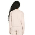 thumbnail image 2 of MeMoi Women's Cozy Knit V-Neck Button-Down Cardigan Sweater - Womens - Female (S-M, Almond), 2 of 6