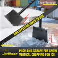 thumbnail image 3 of Raspador de hielo Jardineer, pala para nieve con mango largo, 152 cm, 2,3 kg, 3 of 8