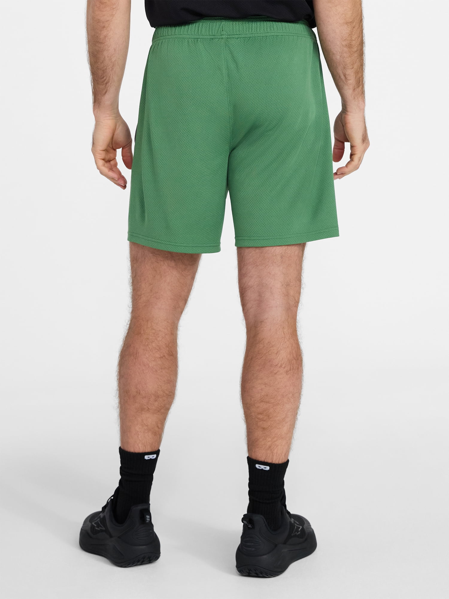 Athletic Works Men's and Big Men's Mesh Shorts, 7" Inseam, Sizes S-5XL