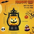 thumbnail image 2 of Vorkoi 2PCS Halloween Pumpkin Lights Lantern, Portable Halloween Candles, Led Halloween Lights with AAA Battery, Battery Tea Lights for Ghost Party Home Yard, 2 of 8