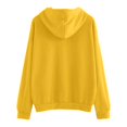 thumbnail image 3 of XINXIAOO Womens Hoodies Long Sleeve Hoodies for Women Pullover Cute Hoodies Yellow Sweatshirts Fall Basics Teen Clothing, 3 of 3