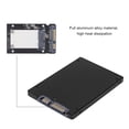 thumbnail image 3 of Convertidor SSD MSATA A III Convertidor Negro Aleación de Aluminio Metal MSATA A 2.5 "III HDD SSD Adaptador Convertidor Con Caja de Aluminio, 3 of 7