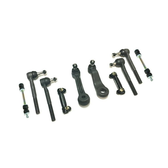 10 Pc Front Stabilizer Sway Bars Tie Rod Ends Adjusting Sleeves Pitman Idler Arm Suspension Kit Fits select: 1993-2000 CHEVROLET GMT-400, 1995-2000 CHEVROLET TAHOE