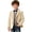 Beige, variant on Pandaie Boys Wedding Fit Formal Suit Corduroy Lapel Single Breasted Blazer Jacket for Dress Up Outfits Orange,7-8 Years