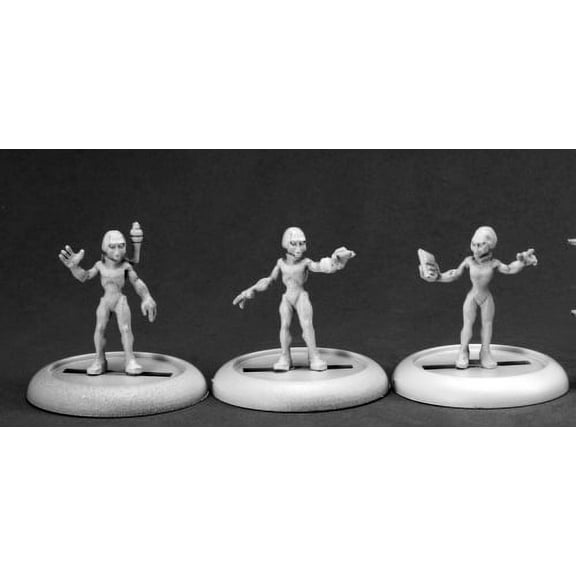 Reaper Miniatures Gray Aliens II (3) #50255 Chronoscope D&D RPG Mini Figure
