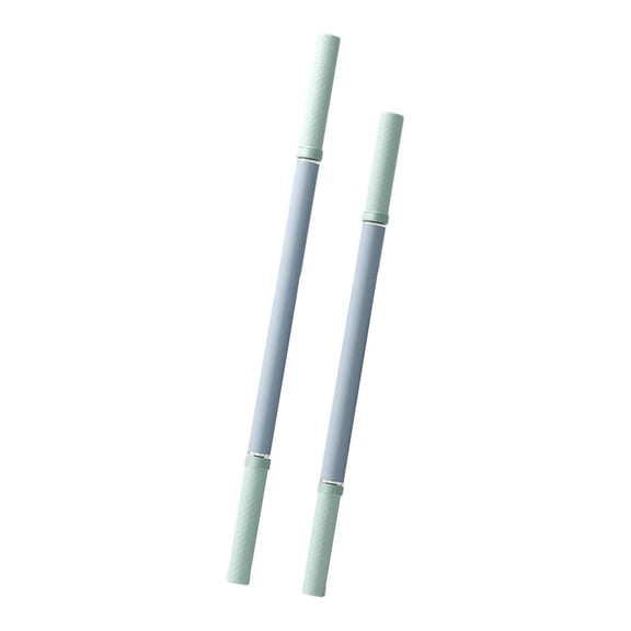 DimyFew 2 Pieces Massage Roller Stick Multipurpose Calf Roller for Glutes Back Waist silver