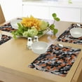 thumbnail image 4 of Ambesonne Camo Place Mats Set of 4, Modern Design, Standard Size, Orange Grey Black, 4 of 6