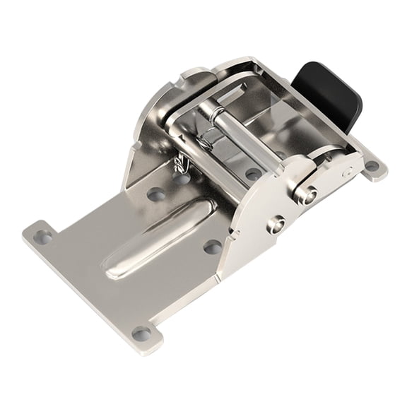 Foldable Hinge Hardware 180 Degree Locking Brackets for Folding Table Legs & Bed Frame Support Simple Installation