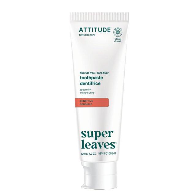 Pasta de dientes ATTITUDE Free Flúor Sensitive Spearmint 125ml