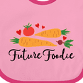 thumbnail image 4 of Inktastic Future Foodie Cute Vegetable Boys or Girls Baby Bib, 4 of 4