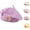 Purple, variant on Cute Flower Toddler Beret, Warm Knitted French Style Winter Cap for Baby Girls (0-3 Years)
