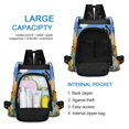 thumbnail image 6 of FORMRS Women's Travel Backpack Purse Anti-Theft Hidden Pockets Casual Shoulder Bag, Colorful Landscape, 6 of 7