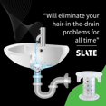 thumbnail image 4 of TubShroom SSCLE988 Protector de desagüe para lavabo SinkShroom, transparente, 4 of 9