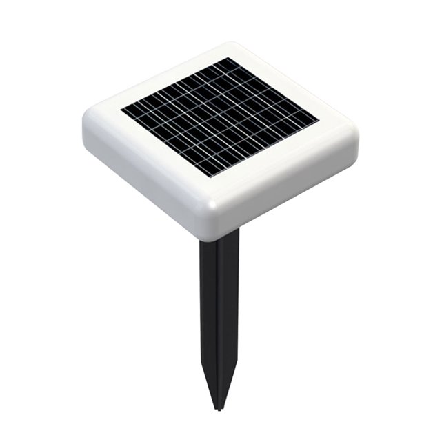 Luz de jardín LED Lámpara de camino de energía solar Luz de punto de césped Pasarela Iluminación de paisaje para exteriores, Cuadrado seitruly HA005303-01B
