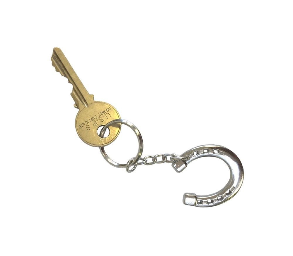 Key Chain Ring Snaffle Bit Western Cowboy Novelty Equine Horse Gift