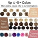 thumbnail image 3 of ZHAOCHENG Extensiones de cola de caballo onduladas y rizadas con moño desordenado, gruesas, 2 piezas, coleteros para mujeres y niñas, colores gris, marrón, plateado y blanco mezclados, 3 of 5