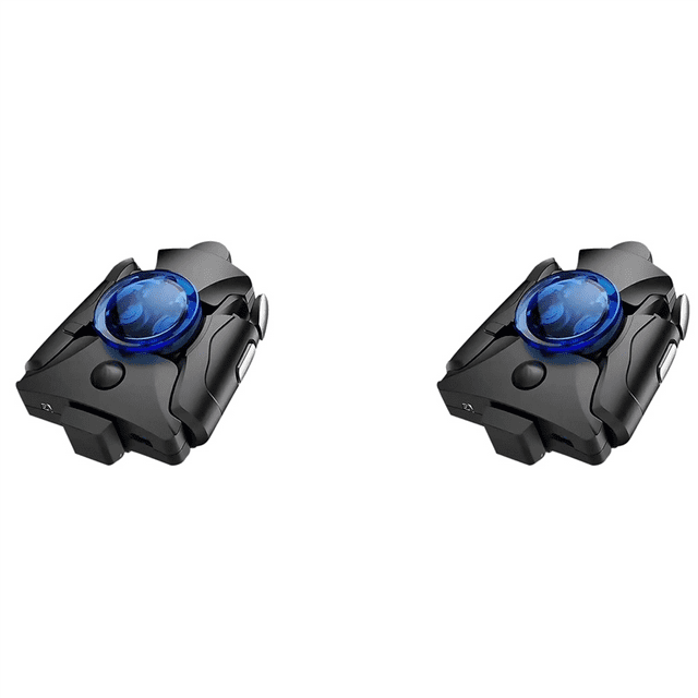 2X Mobile Phone Trigger Mobile Game Controller Portable Foldable Pressure Fast Shot Compatible with and Android