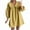 c01Yellow, variant on Arnsht Women's Babydoll 3/4 Puff Sleeve Plaid Mini Dress Loose Comfortable Breathable Lapel Doll Collar Loose Y2k Dress Yellow S