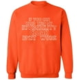 thumbnail image 2 of OXI Crewneck Sweatshirt - If You Can Read This,Basic Casual Sweatshirts for Men's and Women Fleece Sweatshirt Long Sleeve- Orange Large, 2 of 2
