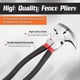thumbnail image 3 of 10.5" Fence Pliers - Staple Puller - Strong Joint Pliers - Fence Pliers - Heavy Duty Fence Pliers - Multi-Function Fence Tool with Hammer Head, 3 of 5