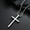 Cross Pendant, variant on New Titanium Steel Glossy Cross Men's Necklace