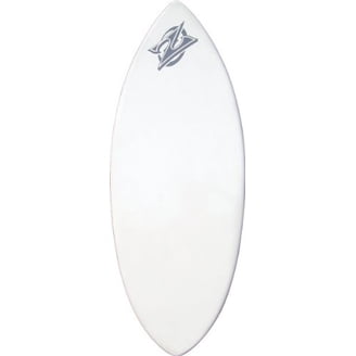 Zap Ace 50-Inch Skimboard White with Assorted Color Bottom Art