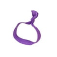 thumbnail image 2 of Anneau de Cheveux Sans Couture Haute Élasticité Noué Support de Queue de Cheval Réglable Accessoires de Chouchous Colorés Multi Couleur Violet Foncé, 2 of 7