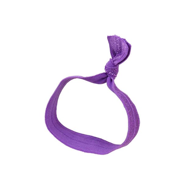 Minnieouse Anillo para el cabello, sin costuras, de alta elasticidad, anudado, ajustable, coleta, soporte colorido, cuerda para el cabello, accesorios para Accesorio para el cabello Morado oscuro Minnieouse AP010176-07