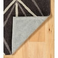 thumbnail image 7 of Linon Tripoli Prisma Hand Tufted Polyester 5'x7' Rug in Charcoal, 7 of 7