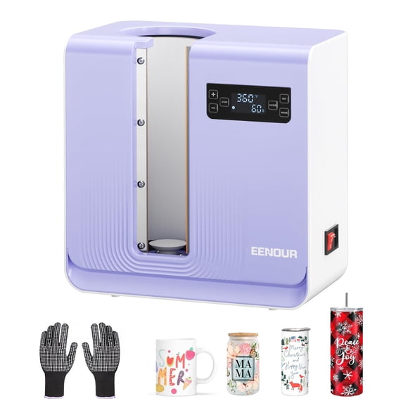 Máquina de prensado en caliente Tumbler EENOUR con rotación totalmente automática T03