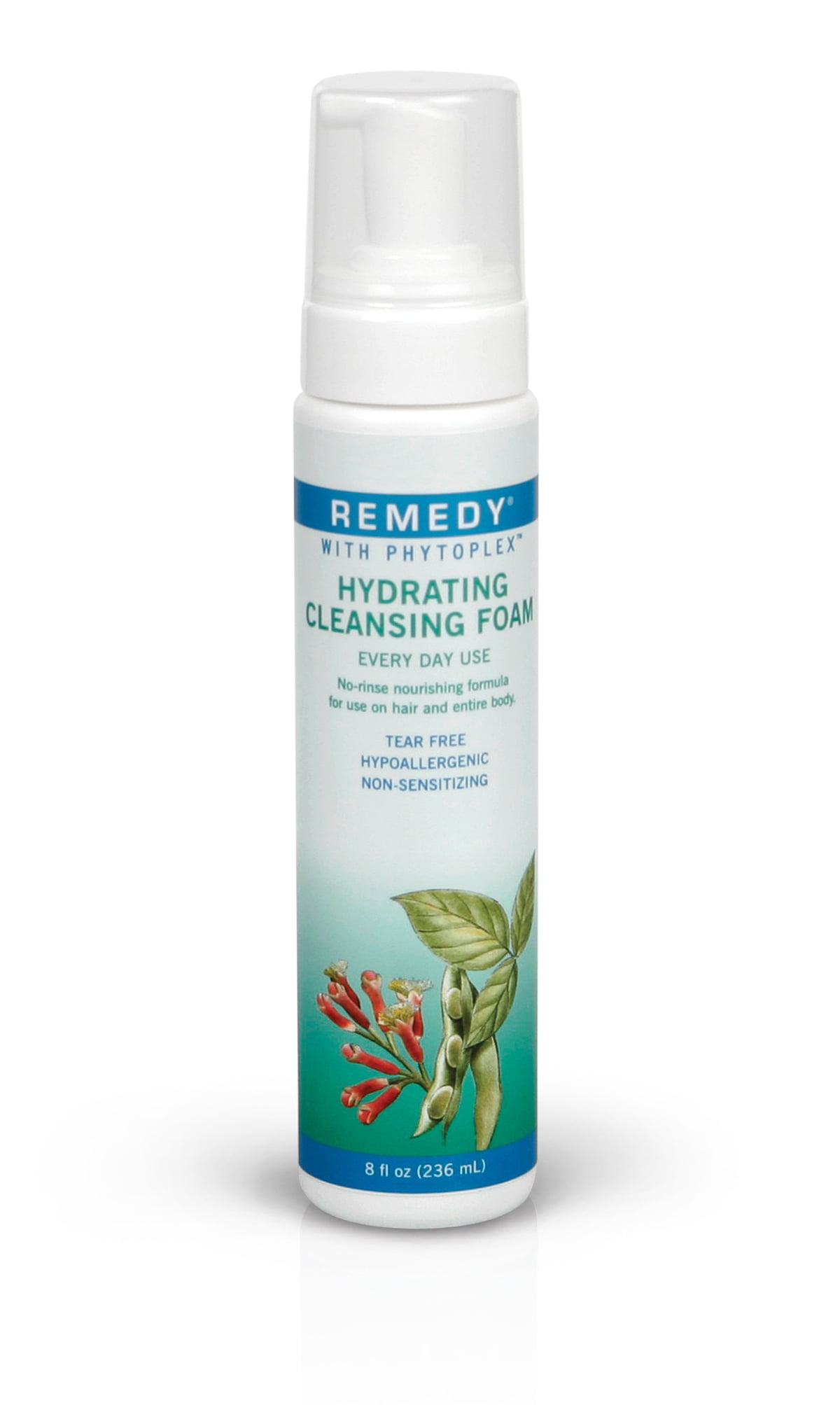 Medline Remedy Phytoplex Hydrating Cleansing Foam, 8 Oz
