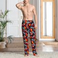 thumbnail image 2 of Kdxio Fire Rescue With Red Helmet And Truck Pattern Men's Pajama Pants, Elastic Waist with Drawstring and Pockets, Comfortable Loungewear-X-Large, 2 of 6