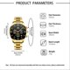 thumbnail image 2 of Nuevo Reloj De Negocios Para Hombre, Reloj De Pulsera De Cuarzo Con Diseño Retro De Aleación De Acero, Reloj De Calendario Para Negocios Diarios seitruly AP007039-03, 2 of 3