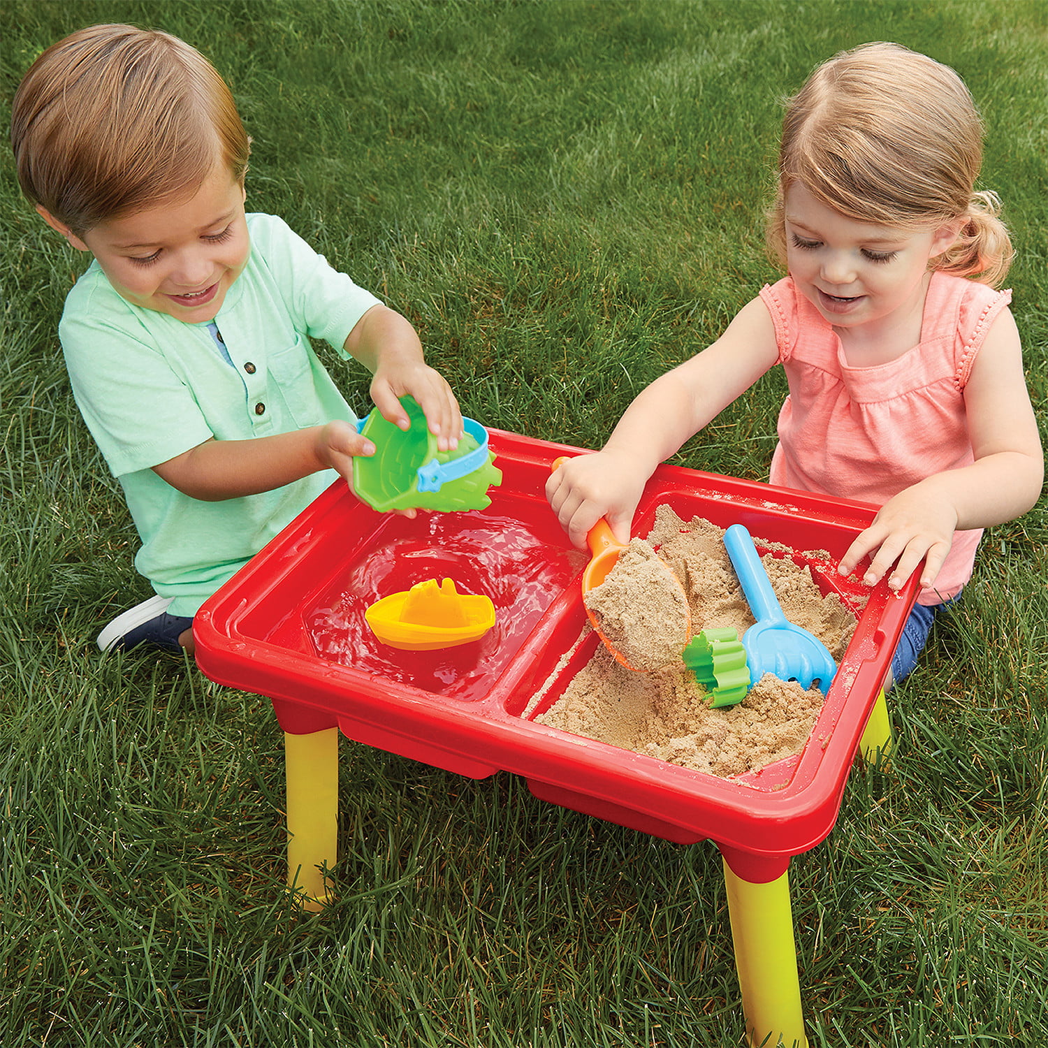Kidoozie Sand ‘n Splash Activity Table, Outdoor Playset Toy for Toddlers  Ages 2+