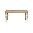 thumbnail image 2 of Saltoro Sherpi Transitional Wooden Rectangular Table with Turned Legs,Light Brown, 2 of 7