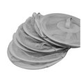 thumbnail image 4 of 2 Piezas Cesta de Almacenamiento de Malla Colgante Plegable de 4 Niveles con 2 Ganchos 43,5 x 12 Organizador de Juguetes Que Ahorra Espacio Organizador de 4 Compartimentos para Organizador de Esquina, 4 of 5